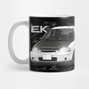 initial d jdm CIVIC type r EK9 anime Mug